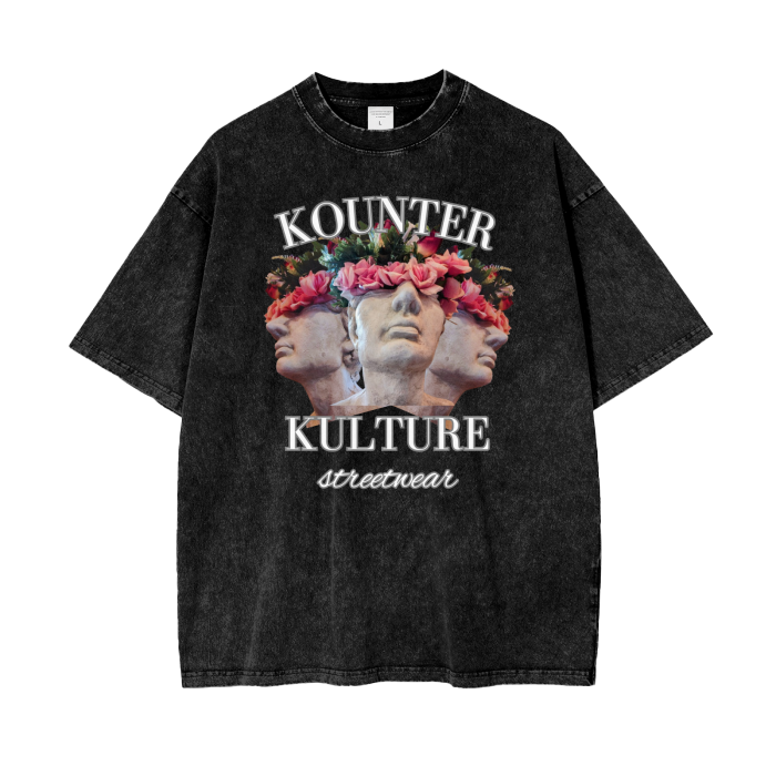 Acid Wash Oversize T-Shirt - 250 GSM